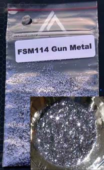 GPI FLAKES GUN METAL( MEDIUM) 4OZ - KCFSM114 